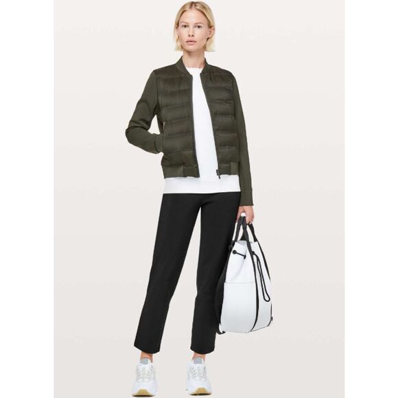 Lululemon On The Move Pant Mid-Rise Straight Leg Crop Ankle Pants, Black Petite - Picture 5 of 14